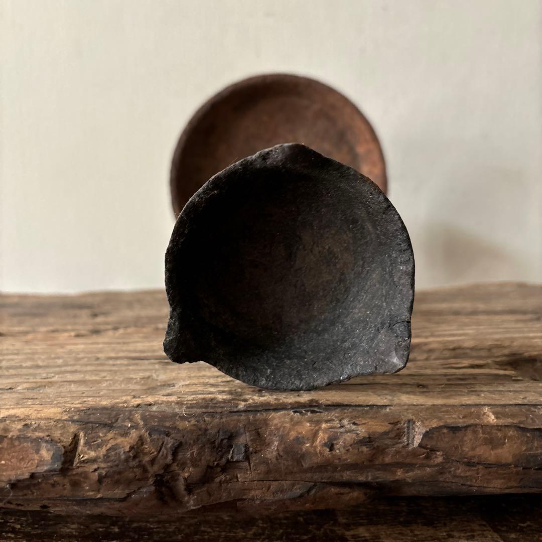 古い燭台　キャンドルスタンド.燈火器.李朝.古美術.古民具.韓国.古道具.骨董