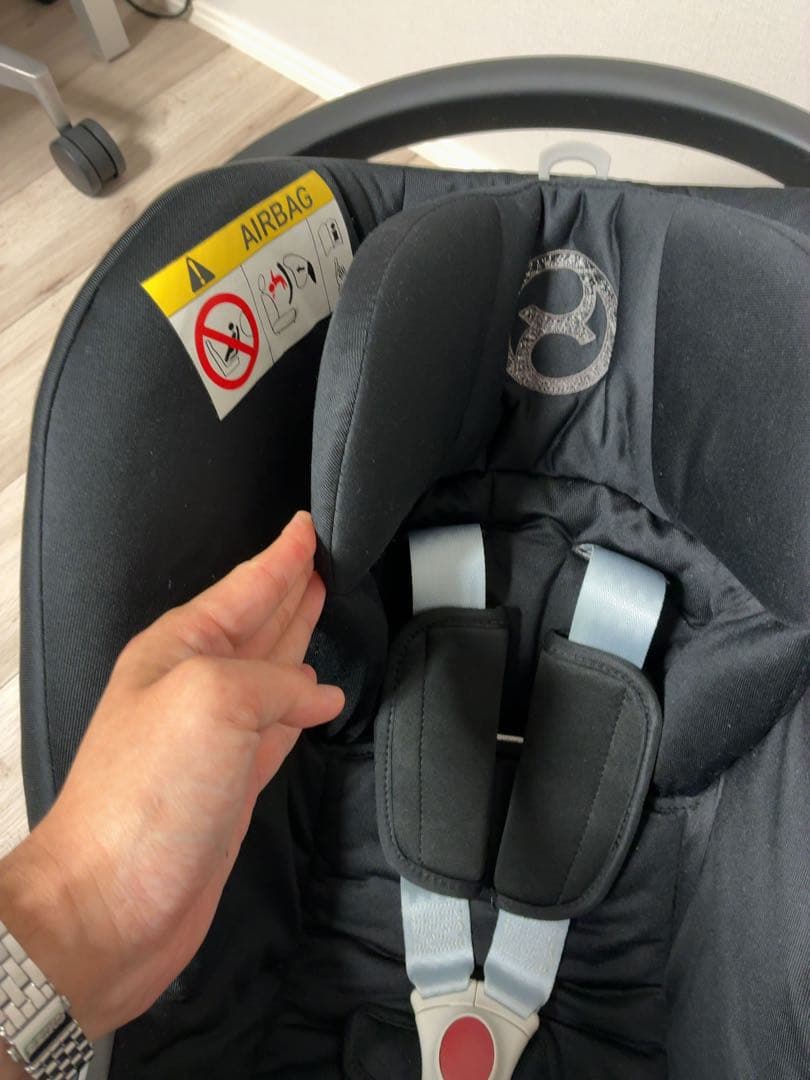 サイベックス aton qブラック ベビーシート 美品