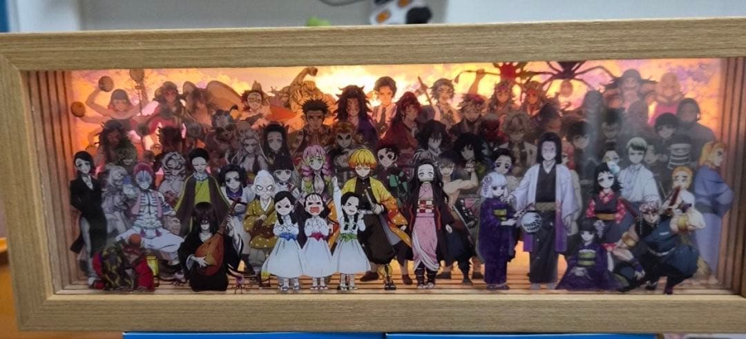 鬼滅の刃 LEDライト付き木材アクリルスタンド