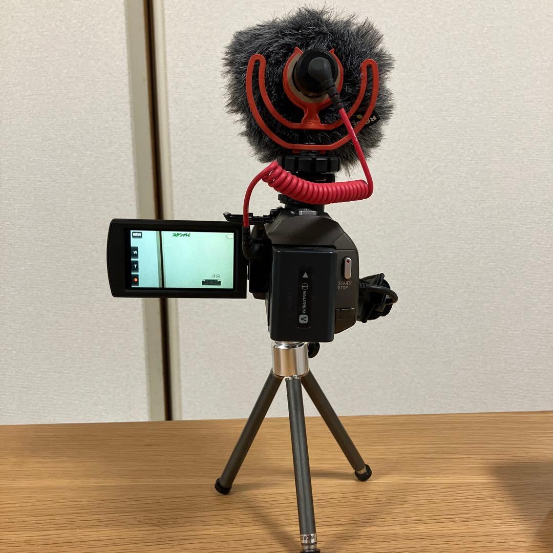 SONY HDR-CX680（マイク、卓上三脚、ケース付き）