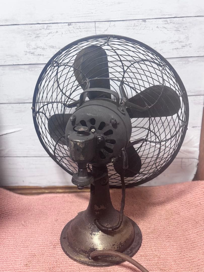 稼働品 扇風機（交流電気扇）C-7032 芝浦製作所 昭和レトロ アンティーク