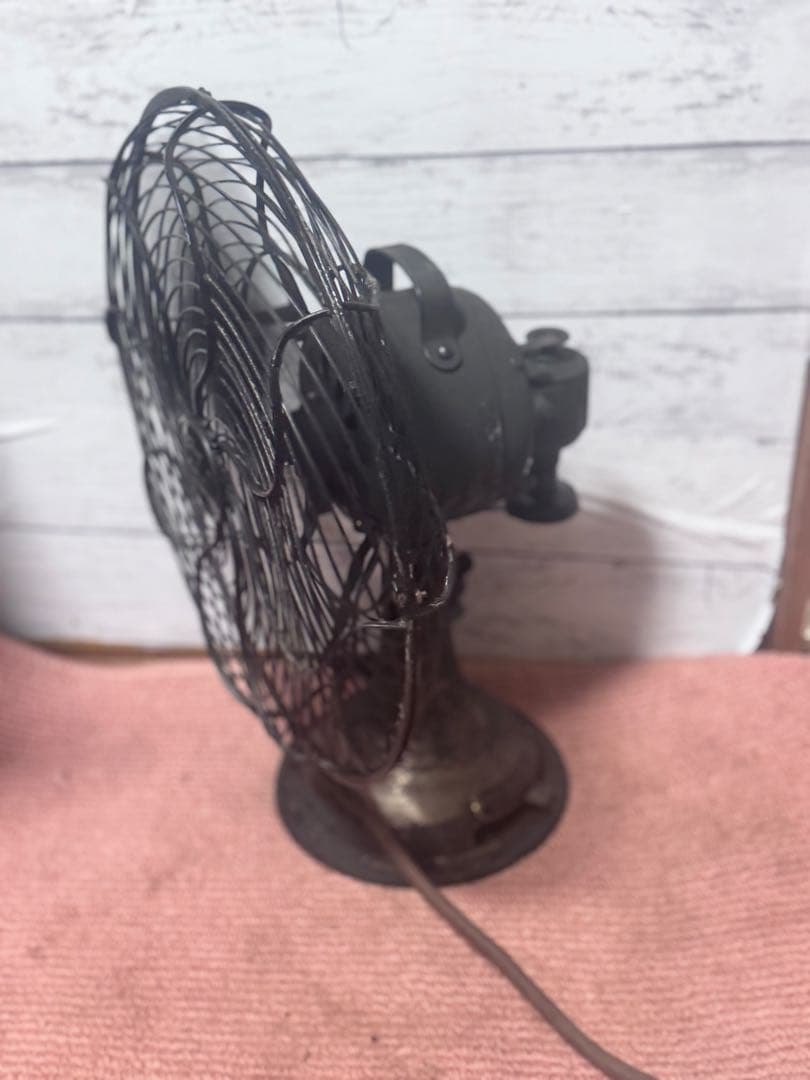稼働品 扇風機（交流電気扇）C-7032 芝浦製作所 昭和レトロ アンティーク