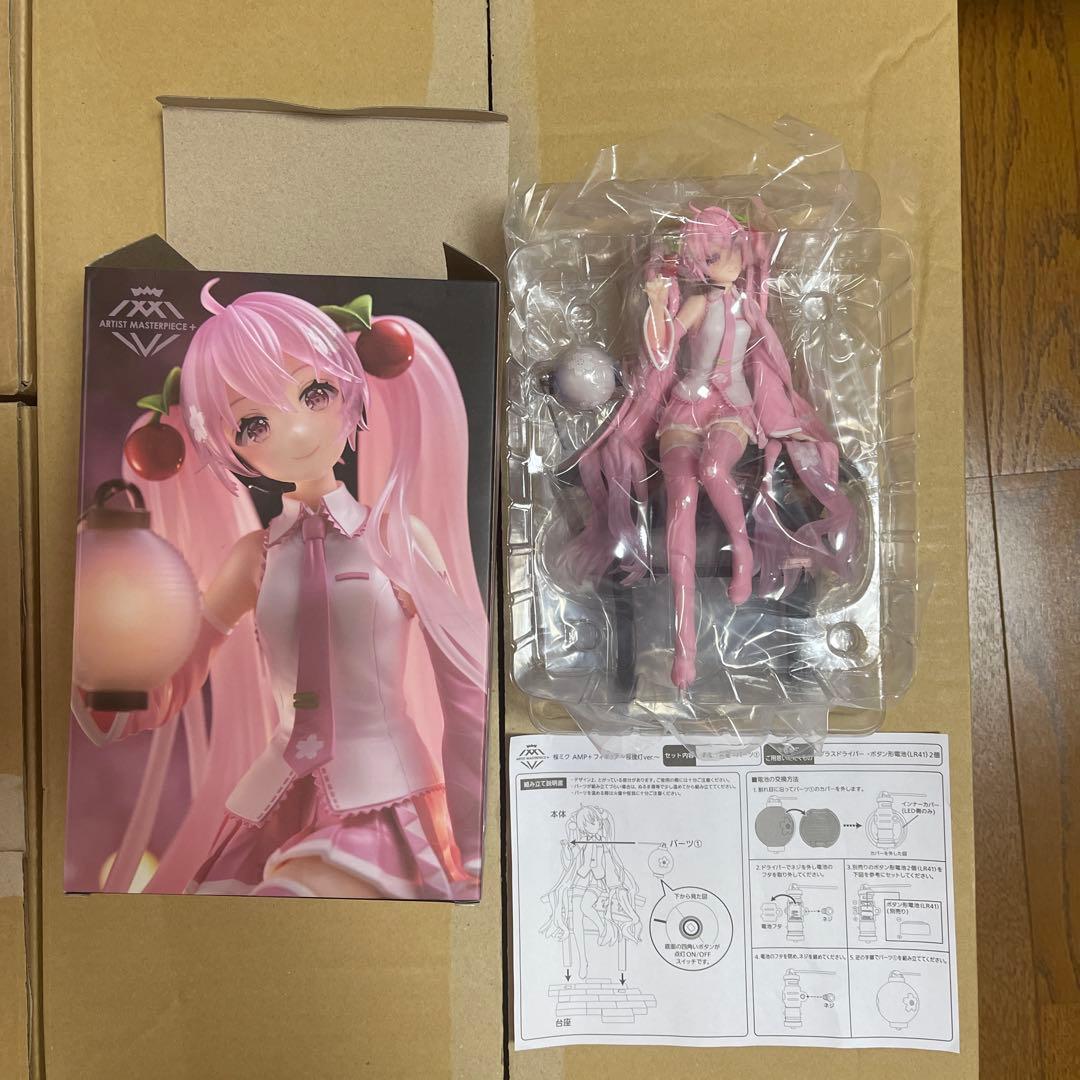 初音ミク・桜ミク 箱開封済みプライズフィギュア まとめ売り