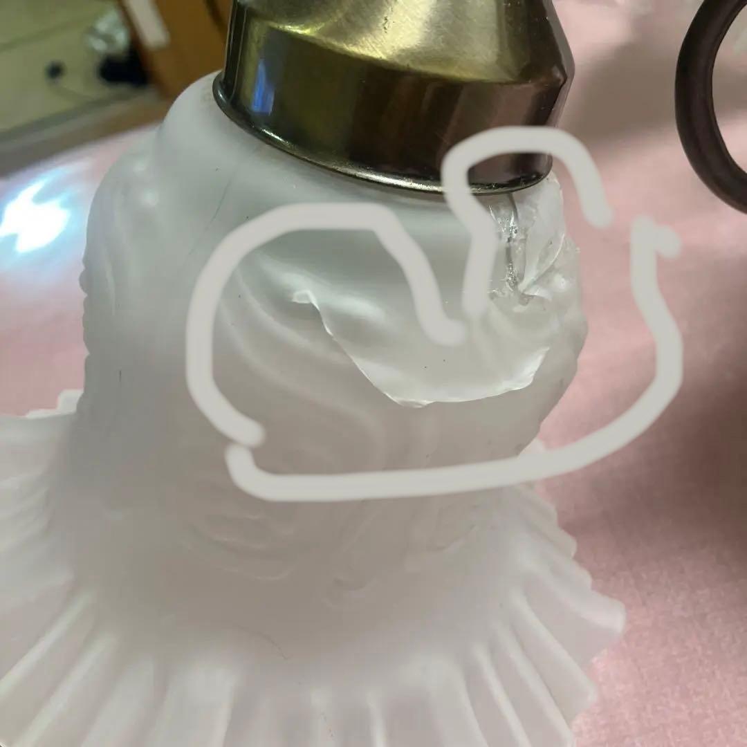 KISHIMA フリルランプ 4灯 シャンデリアGEM-859C キシマ