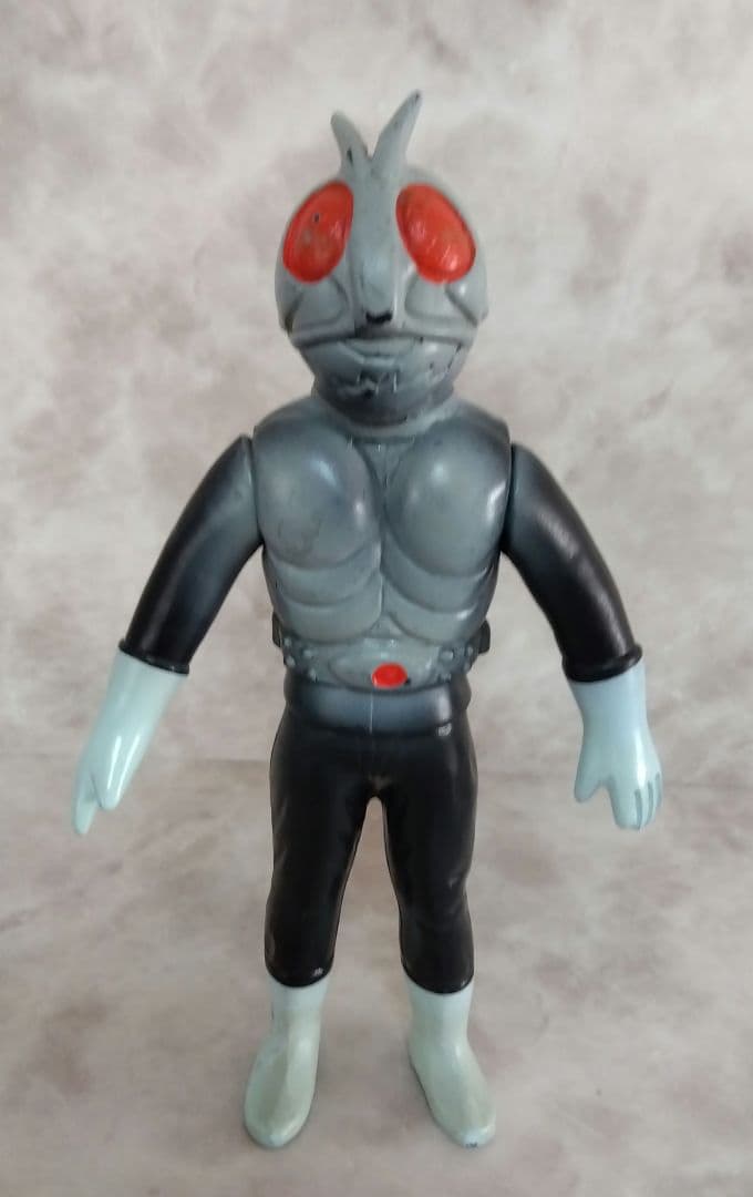 希少　当時物　初代　仮面ライダー　旧1号　ソフビ　昭和初期前期制作品 石森プロ
