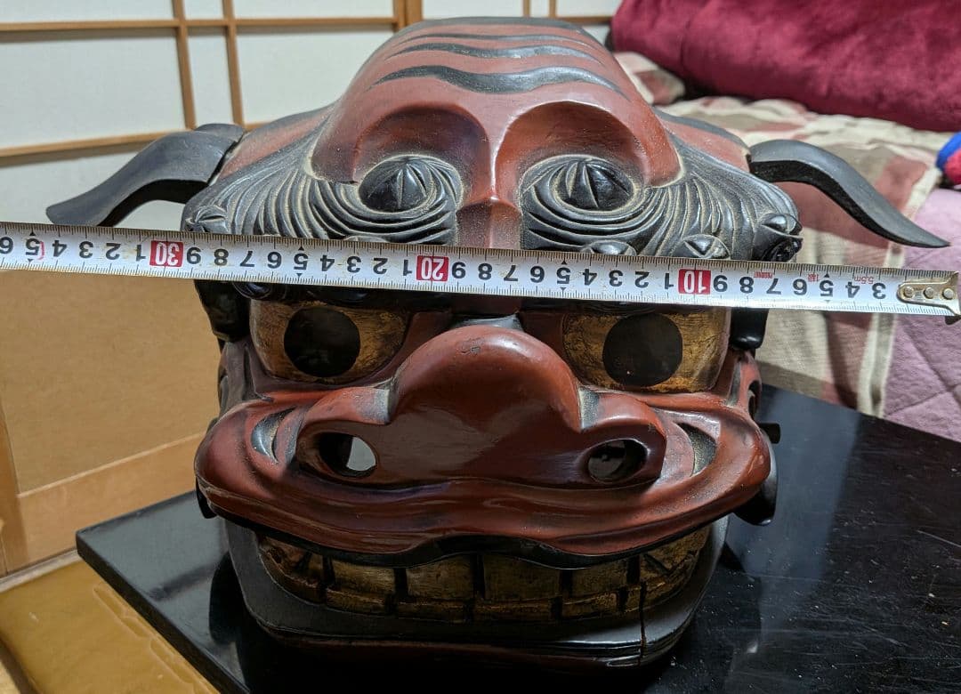 12月16日まで！◇獅子頭◇伝統工芸品　獅子舞