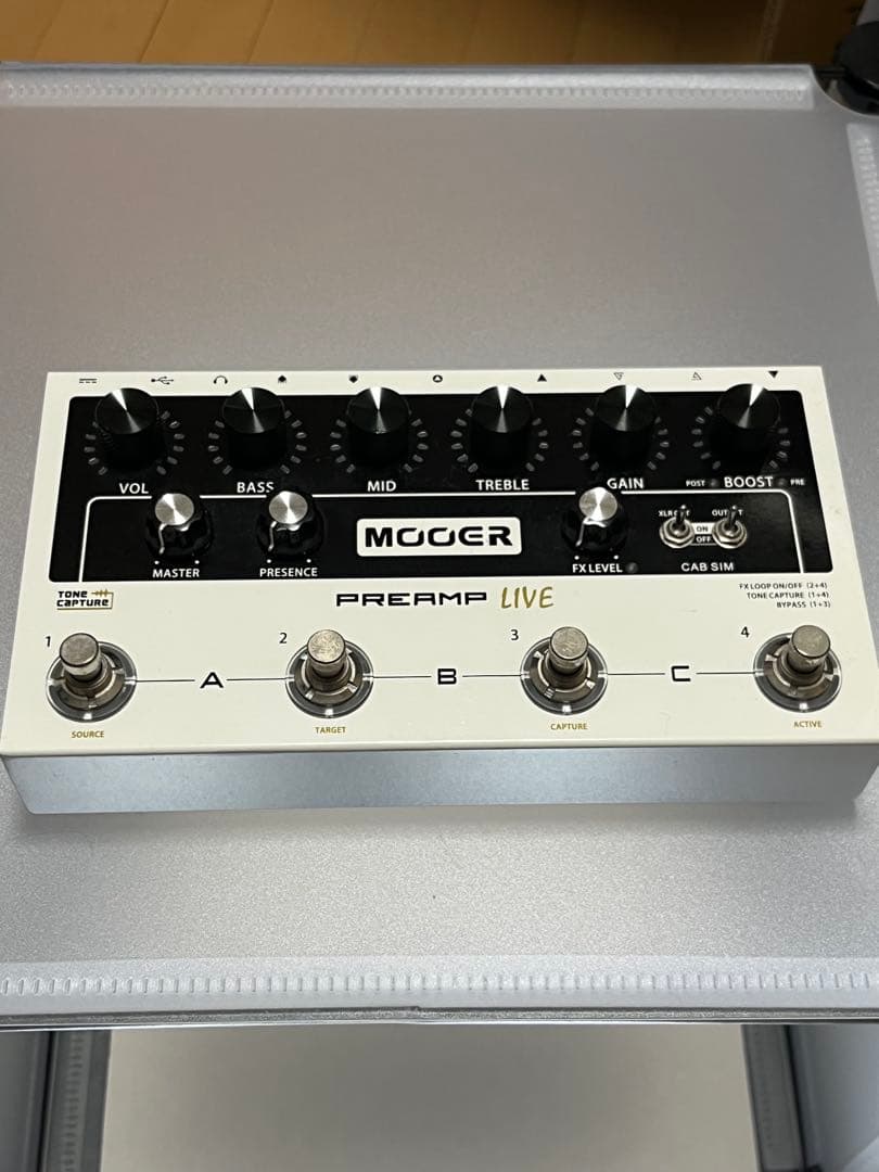 ギター MOOER PREAMP LIVE