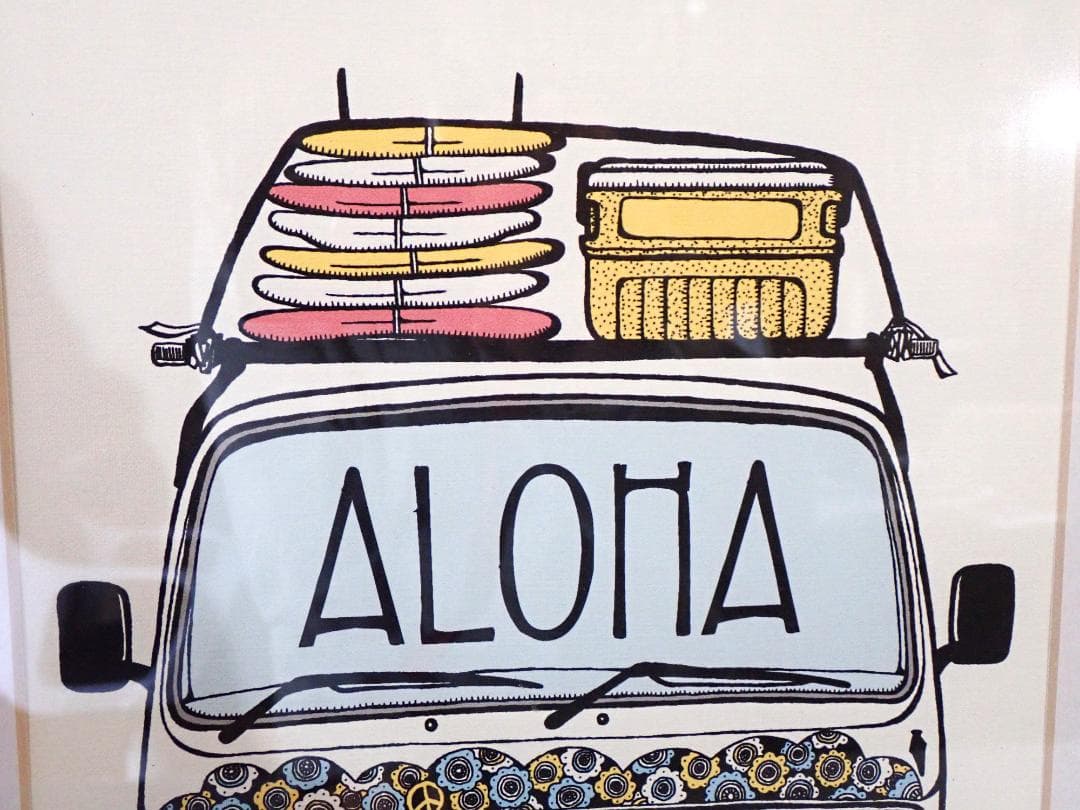 sho watanabe aloha vw bus 渡辺 将 ヴィンテージ絵画
