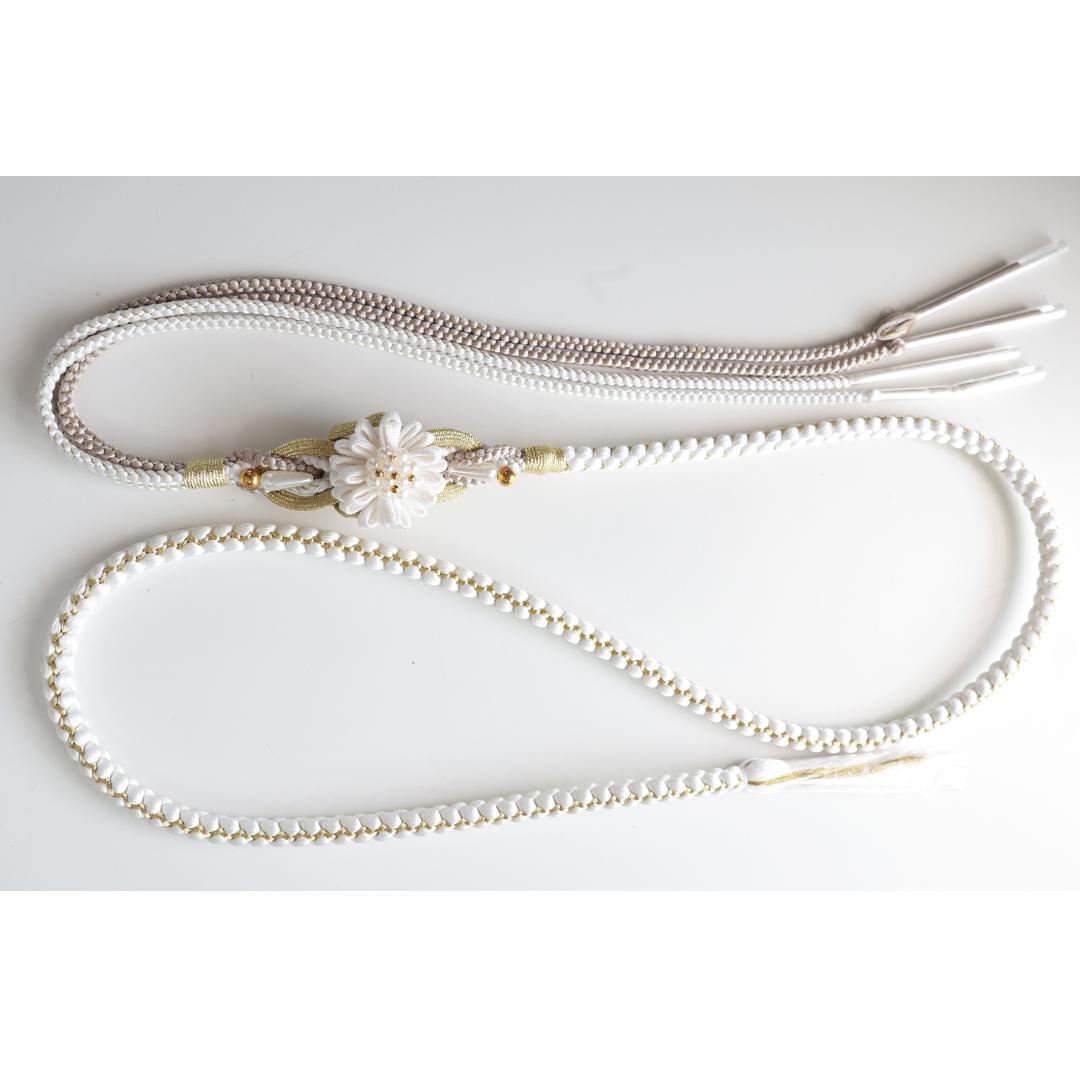 成人式直前SALE！良好！豪華黒×白 総絞り正絹振袖7点セットフルセットSG15