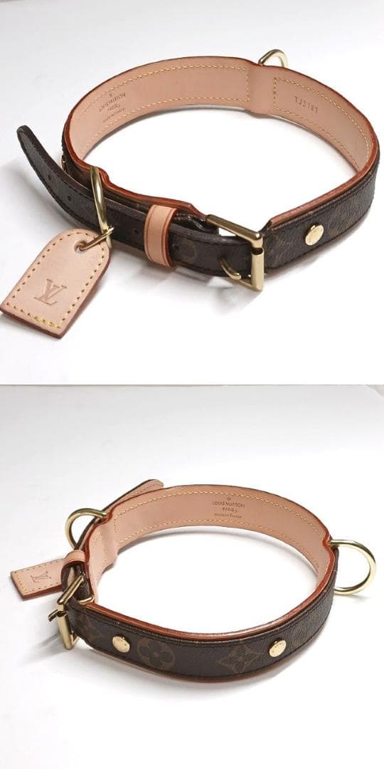 極美 ルイヴィトン 首輪 大型犬 コリエバクスターGM ドッグカラー 廃盤品②