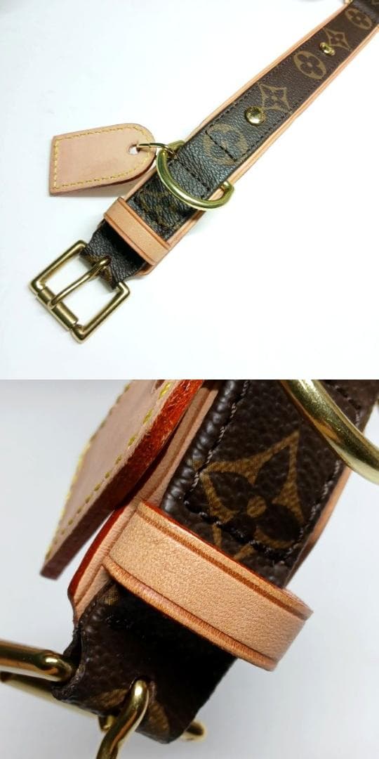 極美 ルイヴィトン 首輪 大型犬 コリエバクスターGM ドッグカラー 廃盤品②