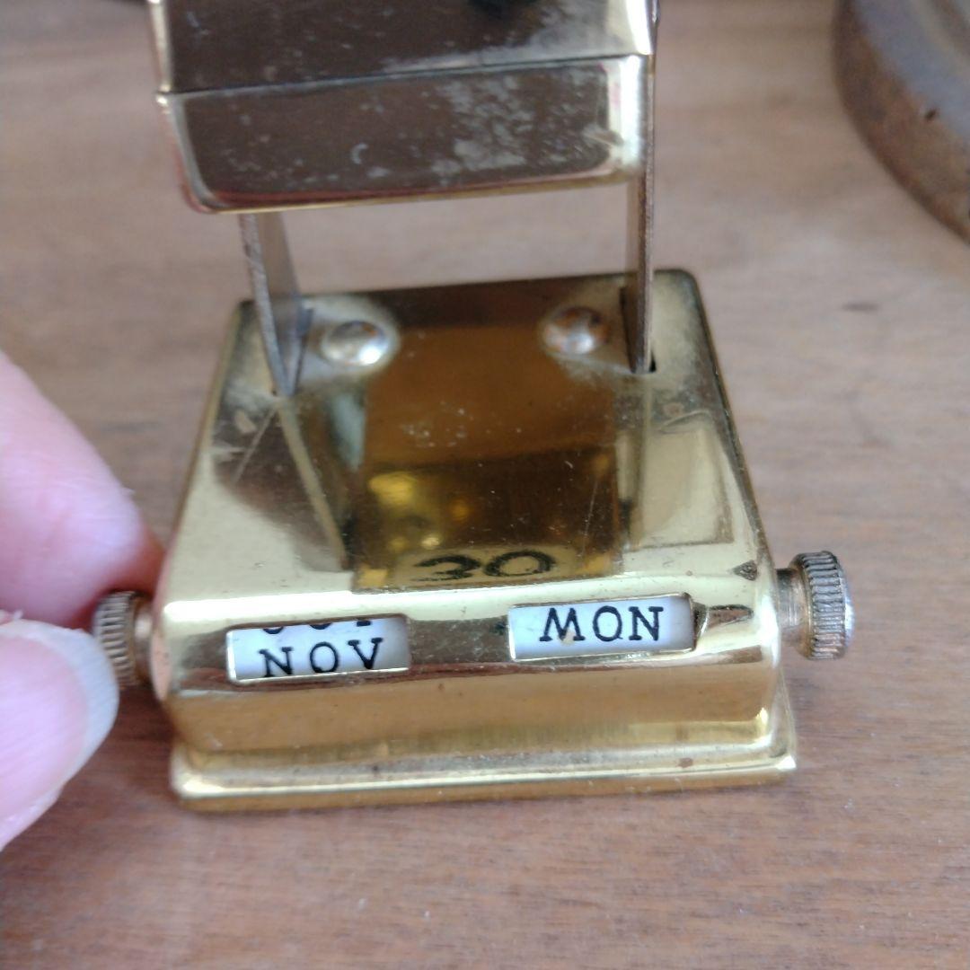 アンティーク卓上カレンダー/日めくり永年カレンダー