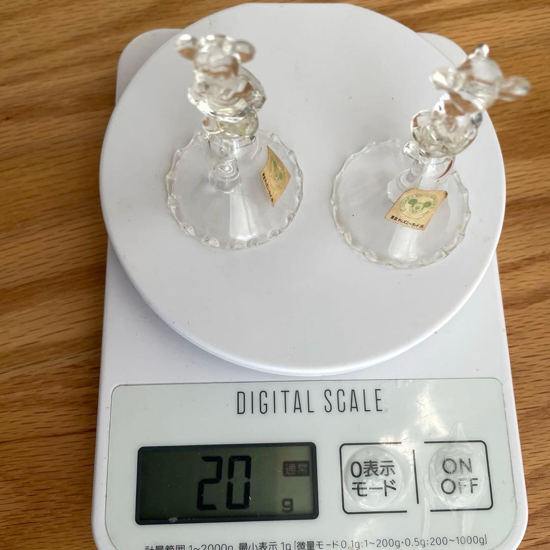 【豪華3点】シンデレラの靴＋小さなミッキー&ミニーのドアベル　ガラス製ディズニー