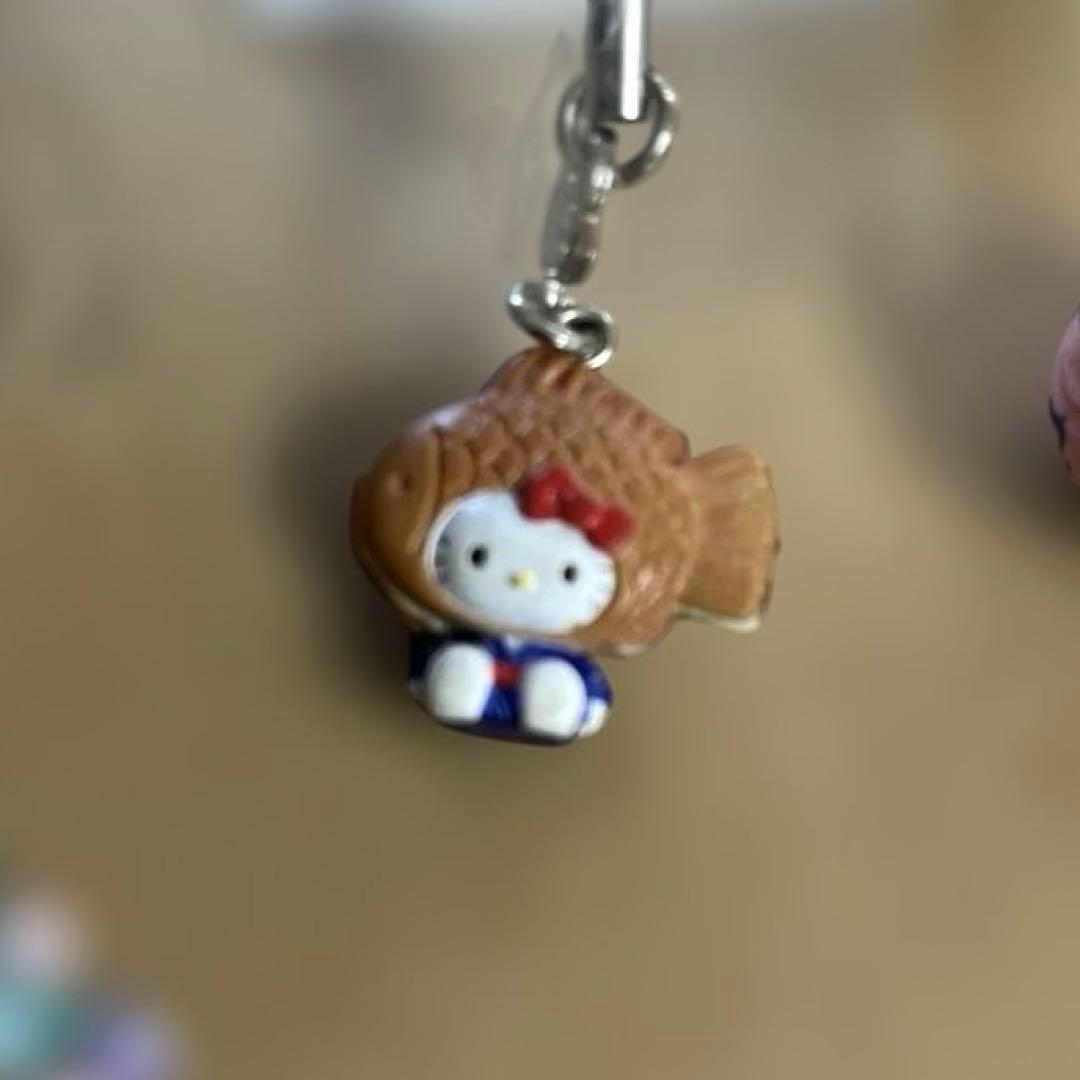 新品❤️ストラップ　キティ　風鈴　たい焼き 提灯　金魚　平成　レトロ　激レア