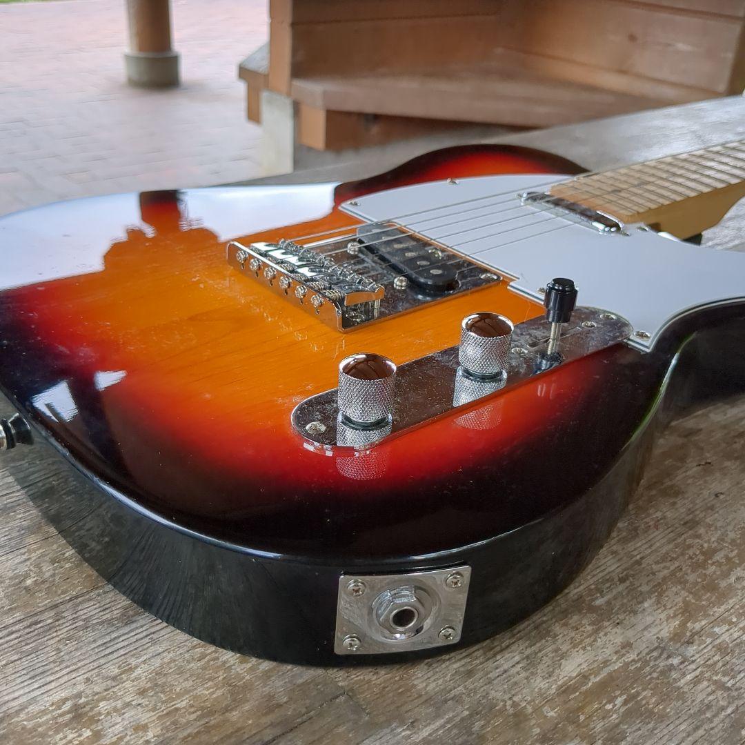 テレキャスタータイプエレキギター サンバースト ギターのみ