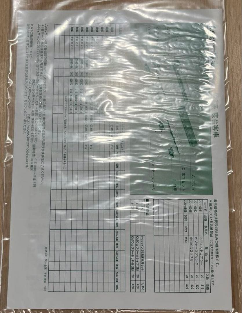 KATO 10-366 20系寝台客車7両基本セット