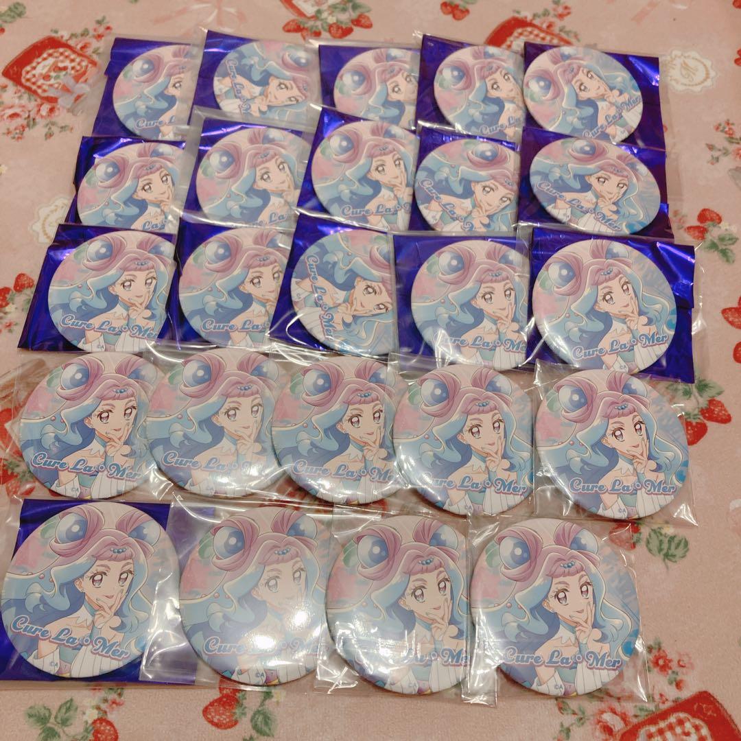 【24個】バラ売り可◎ トロピカル〜ジュ！プリキュア キュアラメール 缶バッジ