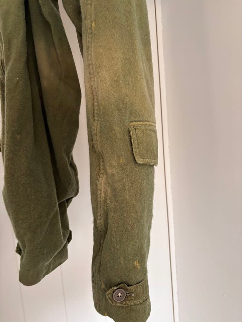 軍もの　ミリタリー　カバーオール　小さめ　つなぎ　フライトスーツ