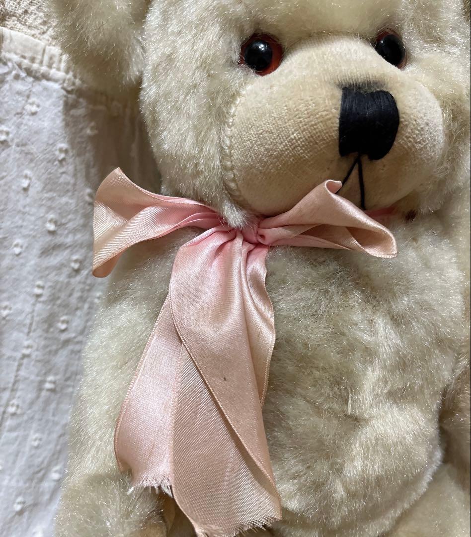 当時物　昭和レトロ　ぬいぐるみ　くま　テディベア　レトロ　人形　アンティーク