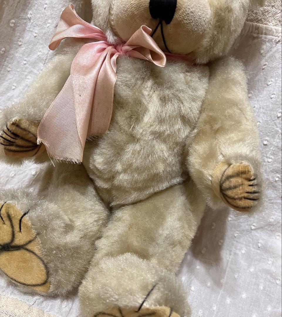 当時物　昭和レトロ　ぬいぐるみ　くま　テディベア　レトロ　人形　アンティーク