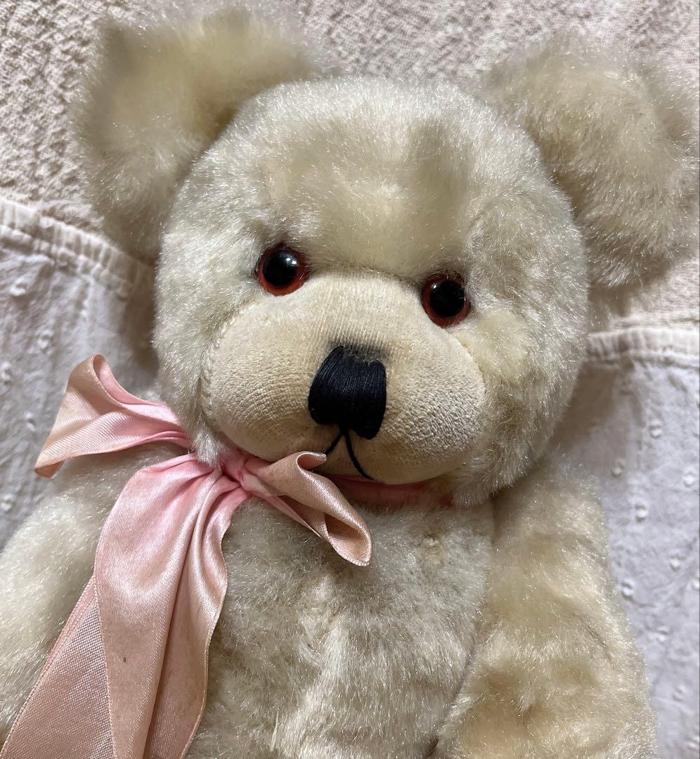 当時物　昭和レトロ　ぬいぐるみ　くま　テディベア　レトロ　人形　アンティーク