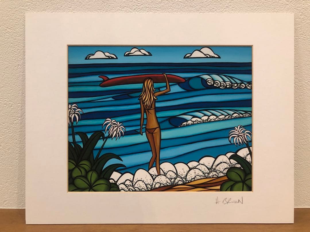 ヘザーブラウン 絵画 アート u-ske ポストカード 木製フレーム付き まとめ