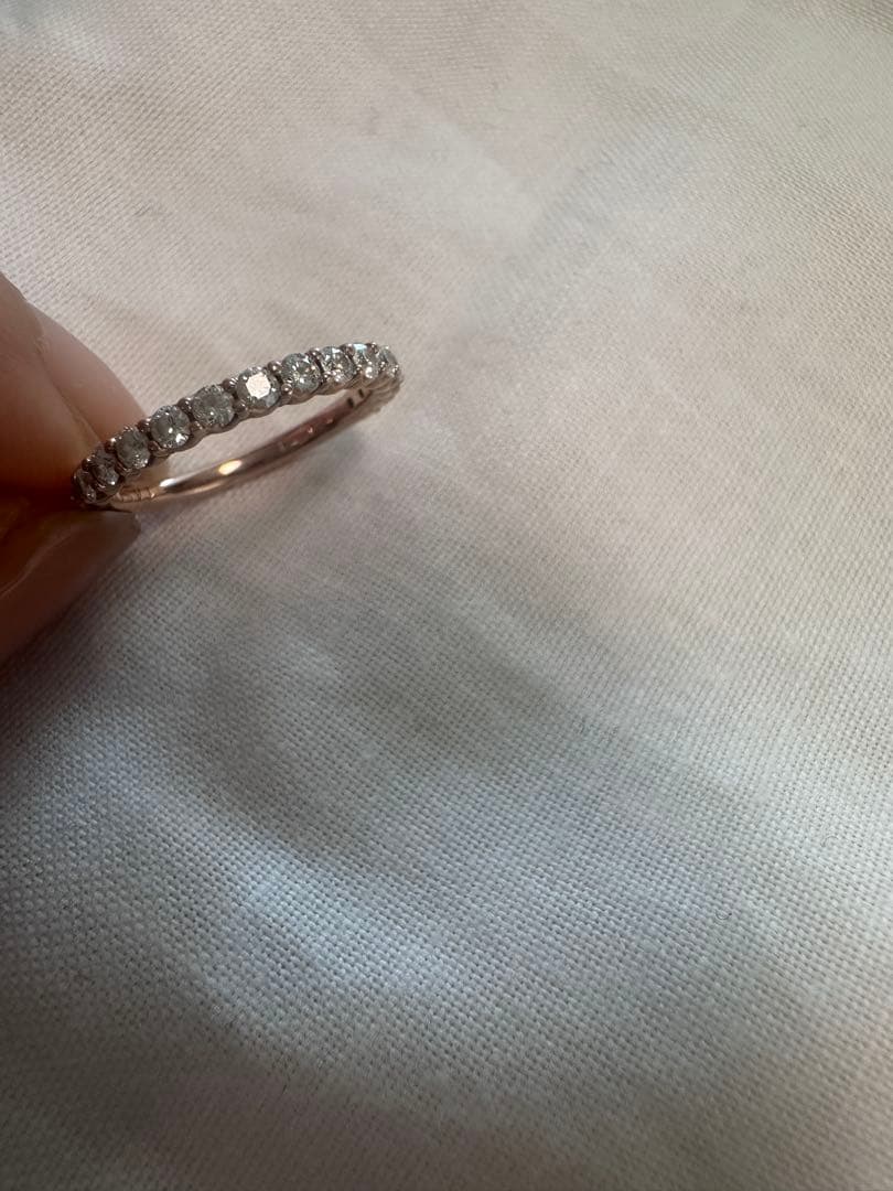 タサキ　ハーフダイヤ　リング　７号サイズ