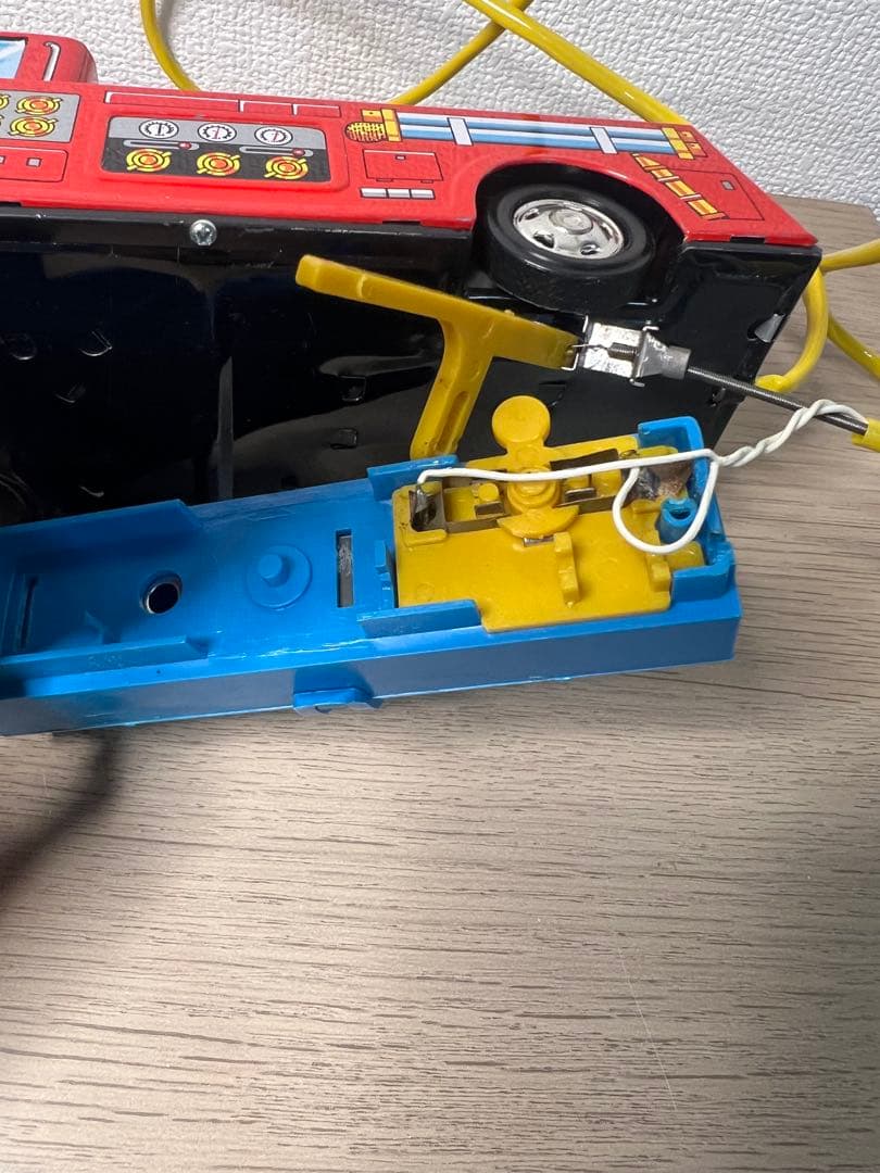 ブリキ　消防車　朝日玩具　昭和レトロ