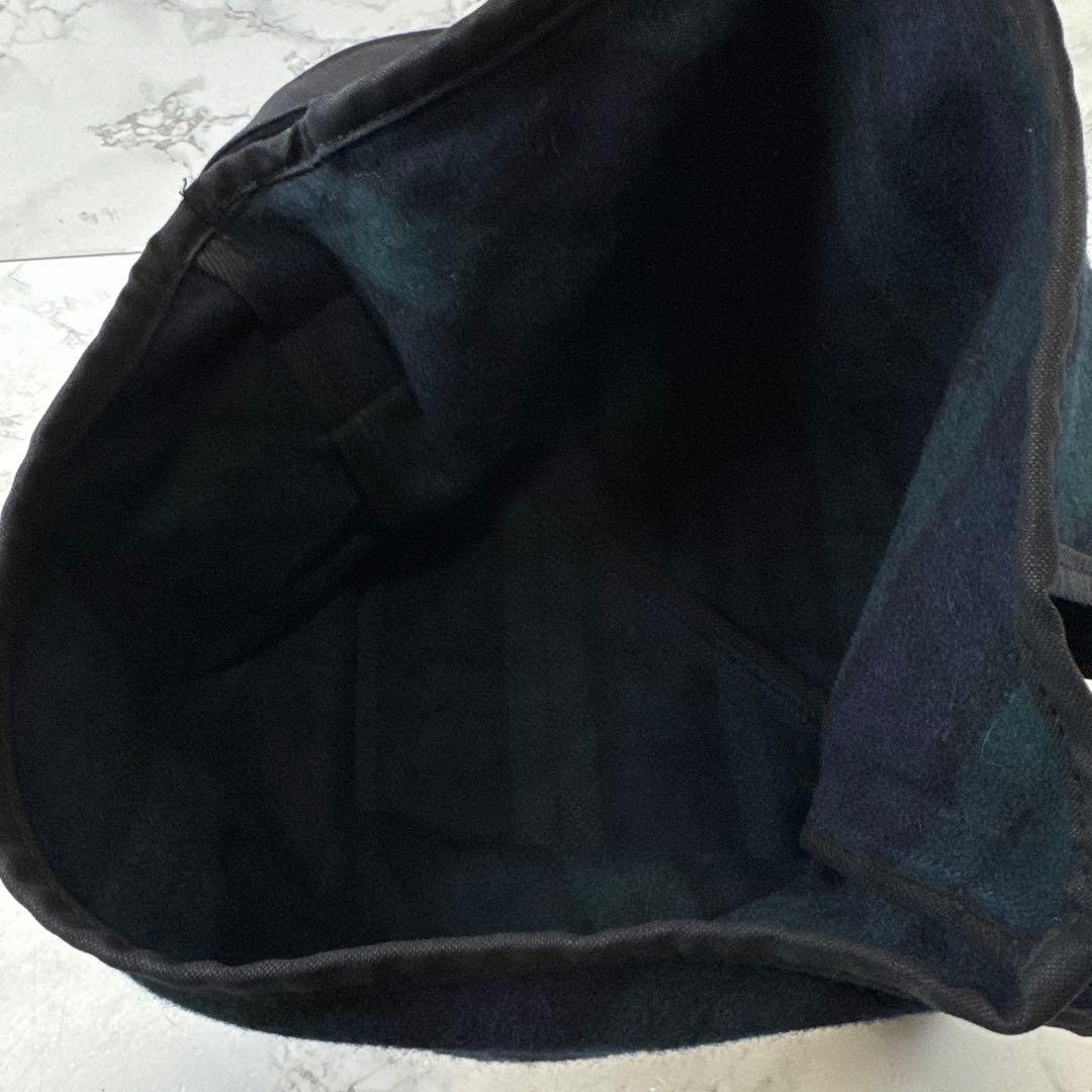 TEMBEA テンベア 日本製 ブラックウォッチ ウール メッセンジャーバッグ