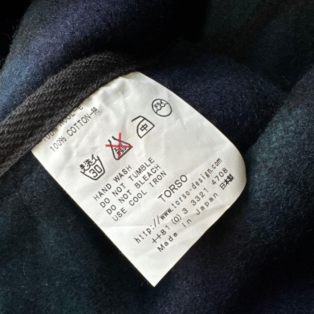 TEMBEA テンベア 日本製 ブラックウォッチ ウール メッセンジャーバッグ