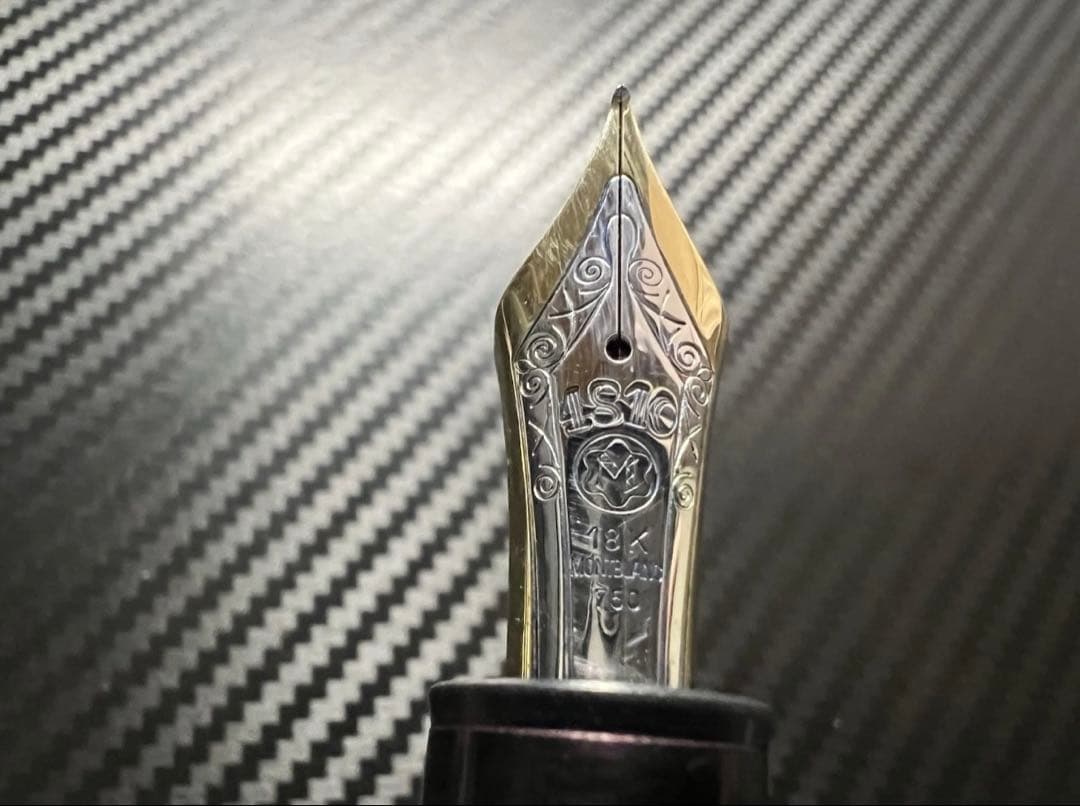 モンブラン マイスターシュテュック 149 万年筆 18K 中白 M エボ芯