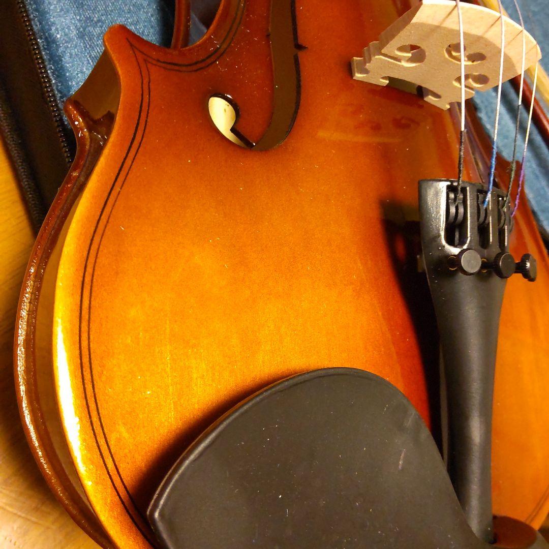 新品！格安！フルサイズバイオリン( 4/4) 本体 茶色 ハードケース付き