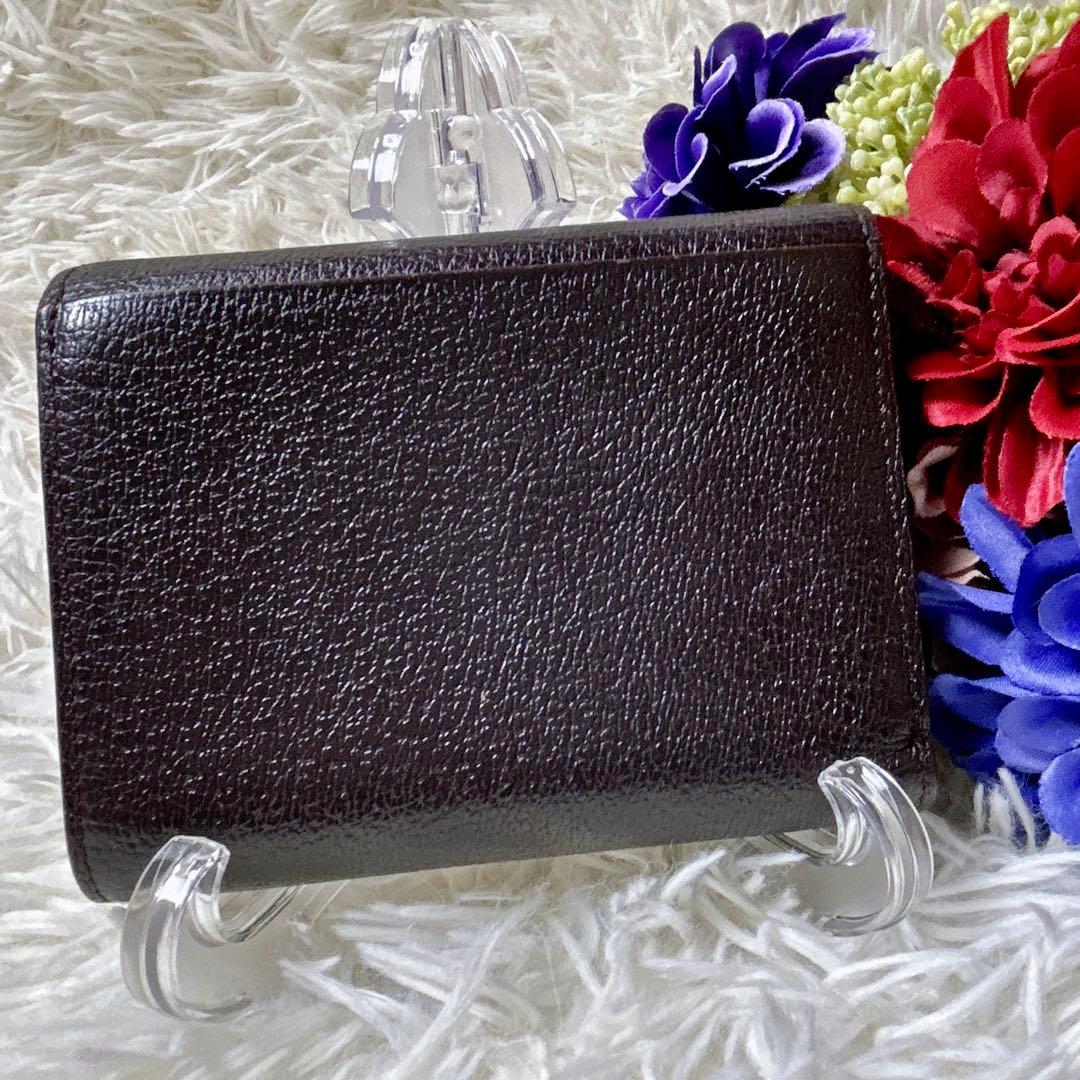 【美品】ヴィヴィアンウエストウッド　財布　3つ折財布　オーブ　ブラウン レザー