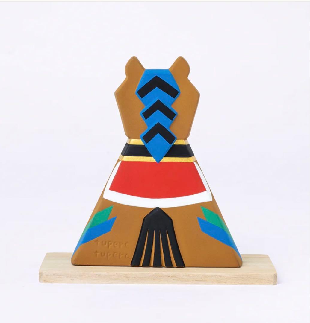 tupera tupera 干支　陶器置物　馬　中外陶園