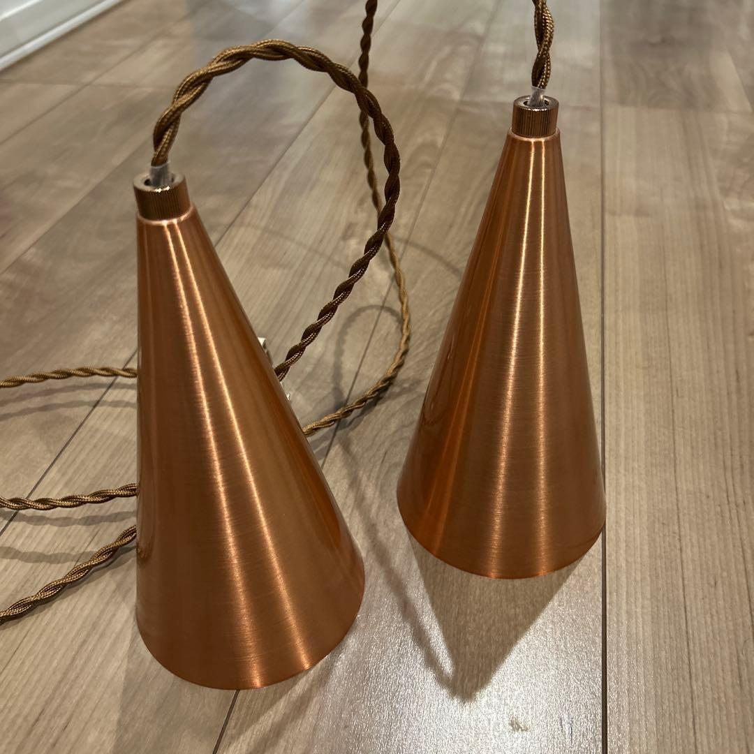 日本製　APROZ アプロス：JOHGO（銅メッキペンダントライト1灯）　2個