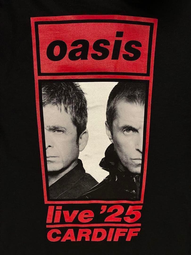 【現地購入】【正規品】oasis 再結成初日 カーディフ公演日付入りTシャツ