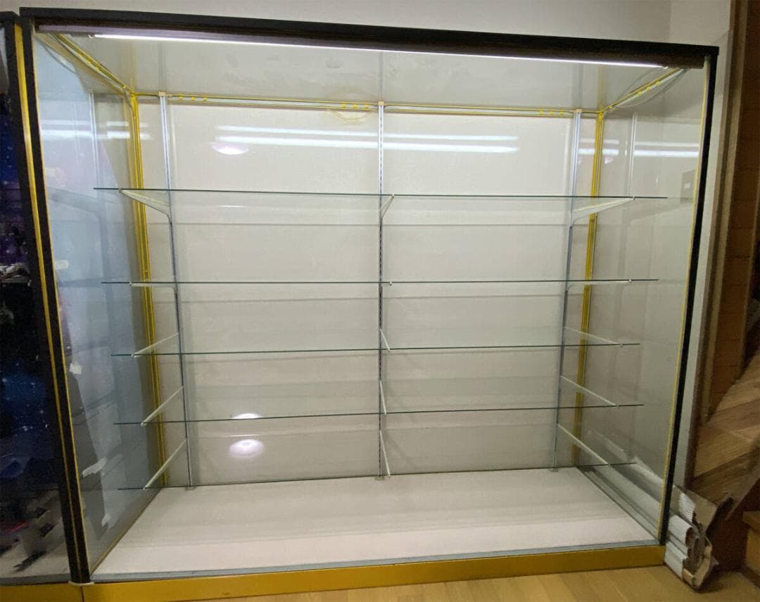 フィギュア玩具おもちゃ屋 陳列用ガラスショーケースA 1820×1580×540