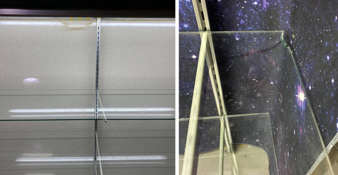 フィギュア玩具おもちゃ屋 陳列用ガラスショーケースA 1820×1580×540