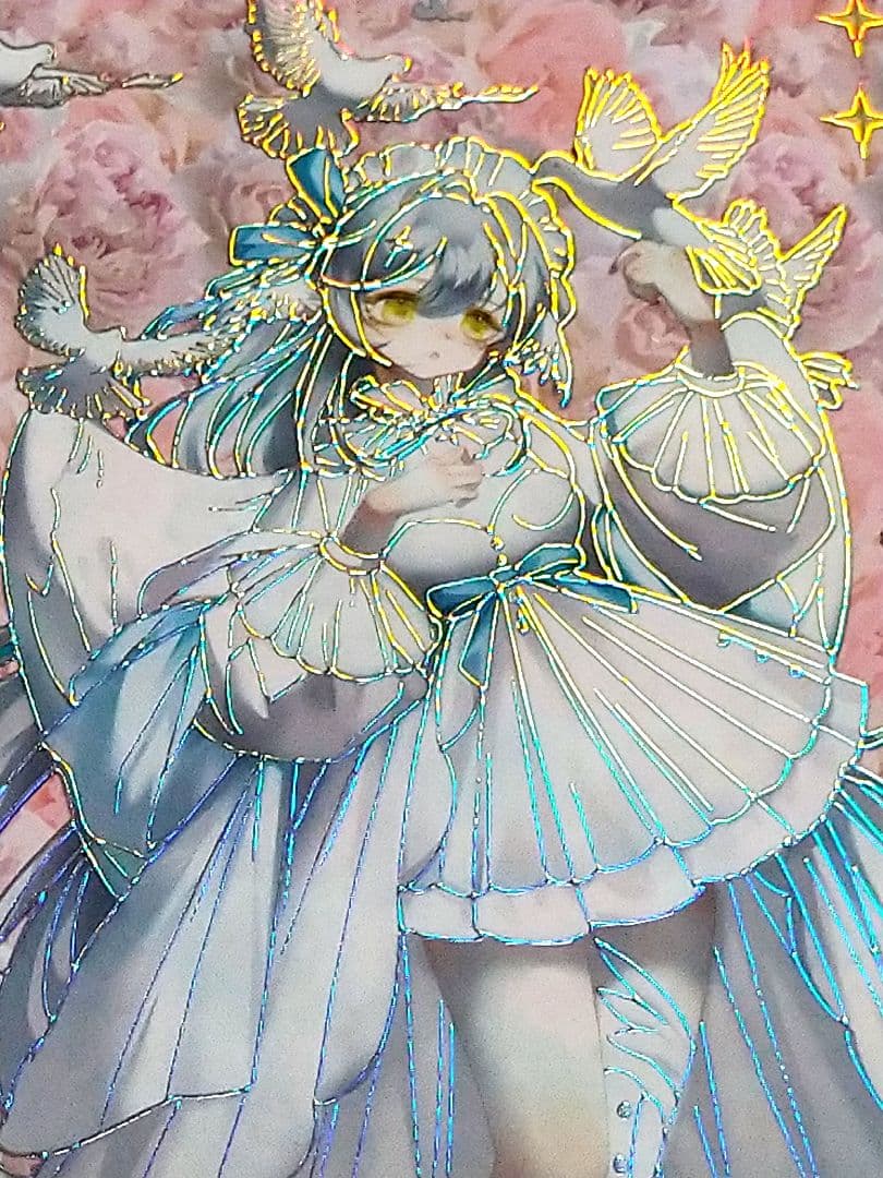 J434＃青鸟之语(镭射银)遇光切り売り海外人物マステ女の子