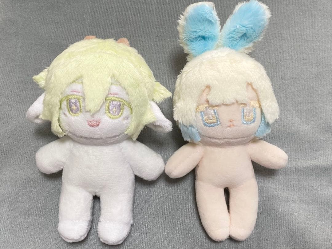 無属性　自作ぬいぐるみ　2体セット　10cm