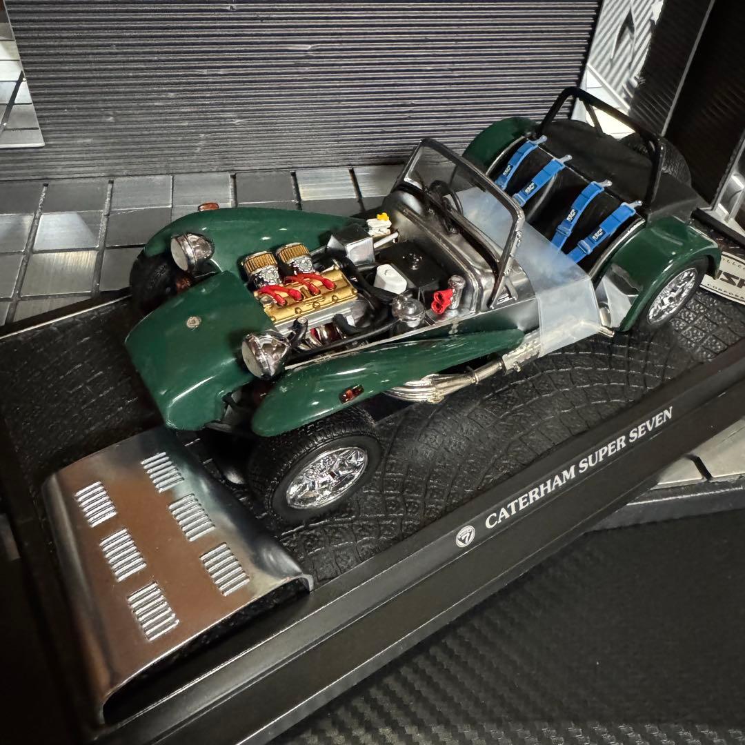 絶版未展示品 京商 1/18 ケーターハム スパー セブン グリーン