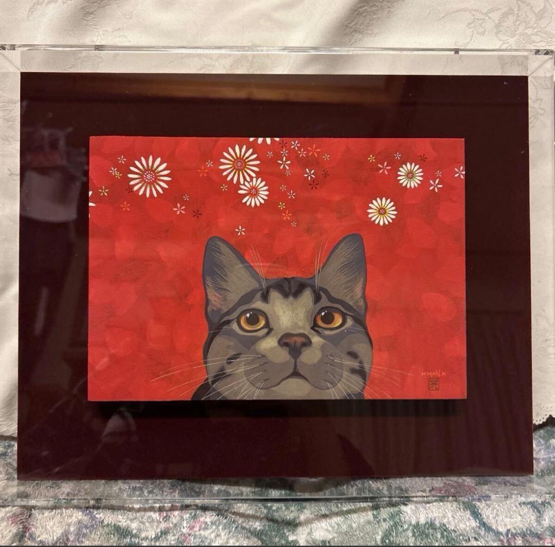 小林英且 夢思ひ SM アクリルボックス額装 真作 東京藝術大学大学院修 日本画