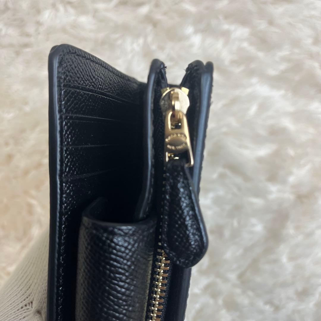 【未使用級】コーチ　COACH 二つ折り財布　レザー　スモール　ウォレット