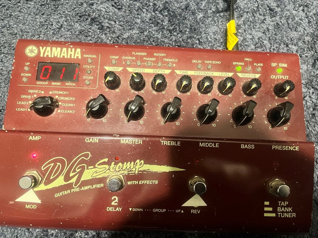 YAMAHA DG-Stomp アンプシミュレーター