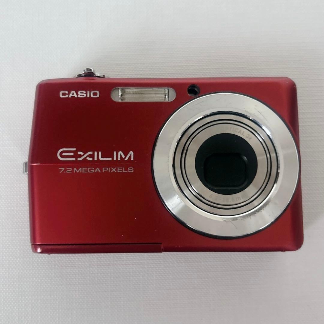 CASIO EXILIM EX-Z700 デジタルカメラ 赤 コンデジ レッド