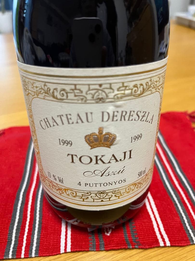 CHATEAU DERESZLA TOKAJI 1999 トカイ貴腐ワイン