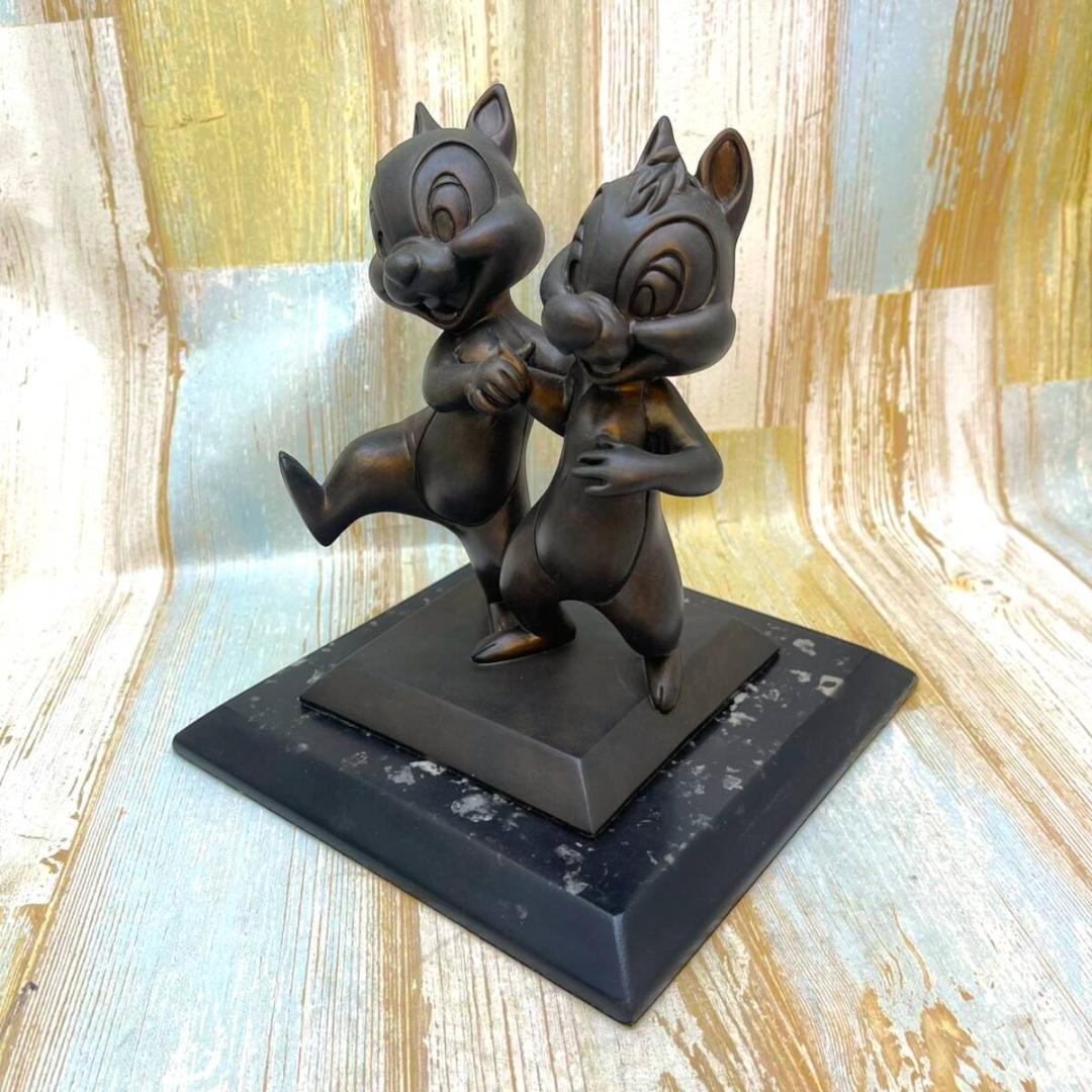 激レア★チップとデール Chip＆Dale チップ＆デール ブロンズ像