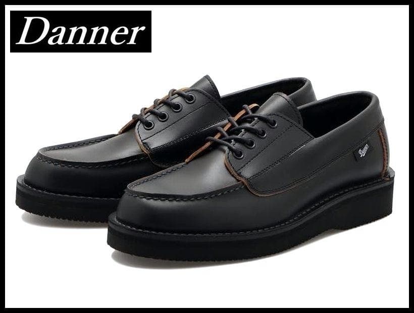専用　ダナー ブローガン 茶芯 モカシン レザー シューズ 黒 27.0 ①