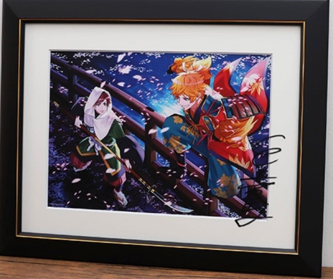 A3!展　東京会場　複製サイン入りキャラファイングラフ　複製原画