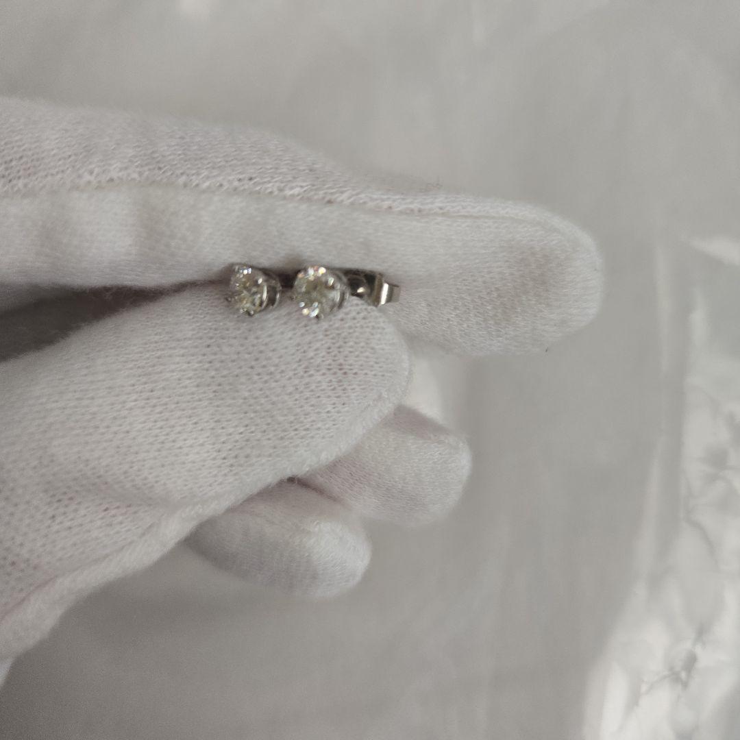ティファニー ソリティア 0.29 or 0.31 ダイヤモンド ピアス